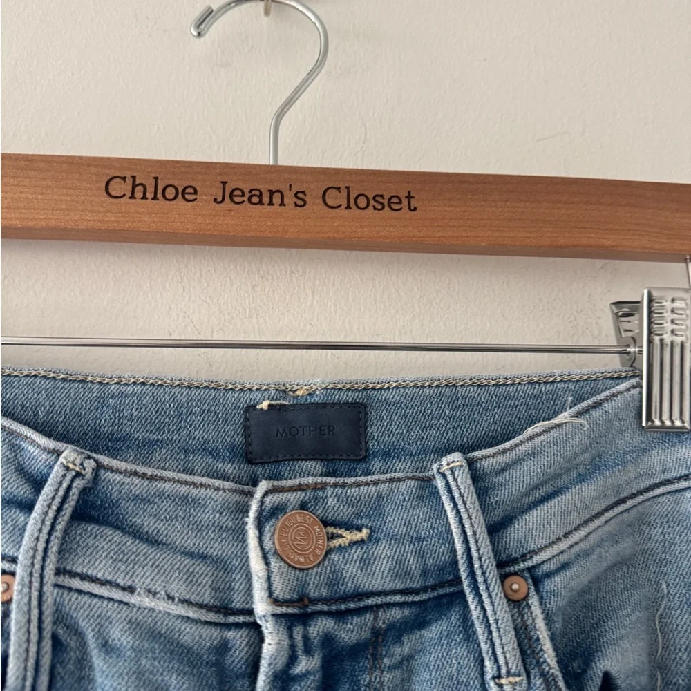 MOTHER High Rise Runaway Jeans in Dropping In 25
